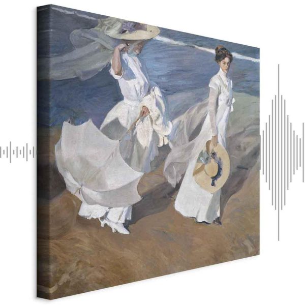 Tableau - Joaquín Sorolla y Bastida – Strolling along the Seashore Tableau - Joaquín Sorolla y Bastida – Strolling along the Seashore