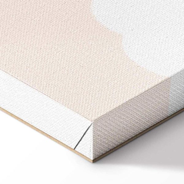 Tableau - Jumping Numbers - Numbers in a Subdued Beige-Brown Hue Among Snowflakes Stars and Clouds