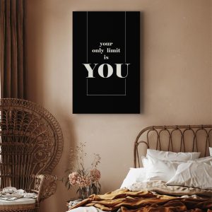 Tableau - Key to Success (1-part) - Black and White English Inscriptions