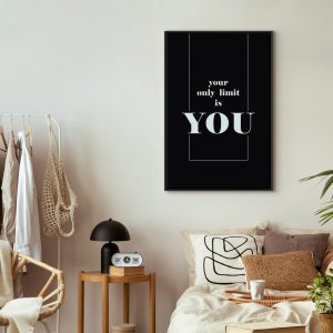 Tableau - Key to Success (1-part) - Black and White English Inscriptions