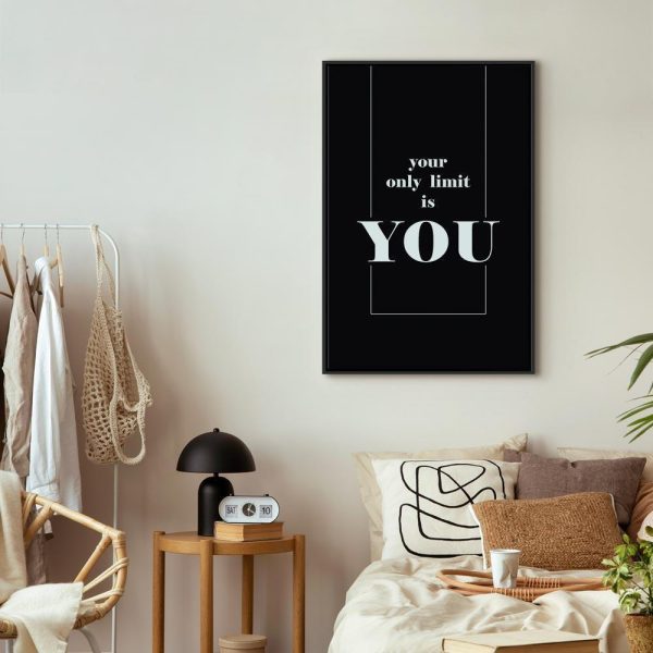 Tableau - Key to Success (1-part) - Black and White English Inscriptions