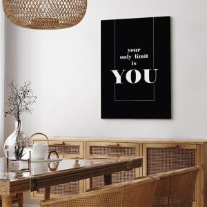 Tableau - Key to Success (1-part) - Black and White English Inscriptions