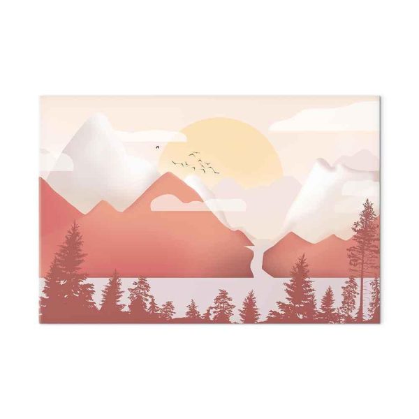 Tableau - Landscape at Sunset (1 Part) Wide