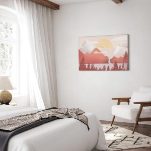 Tableau - Landscape at Sunset (1 Part) Wide