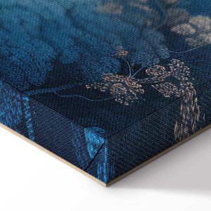 Tableau - Landscape with Trees in Illustrative Style Fairy-Tale Blue Forest