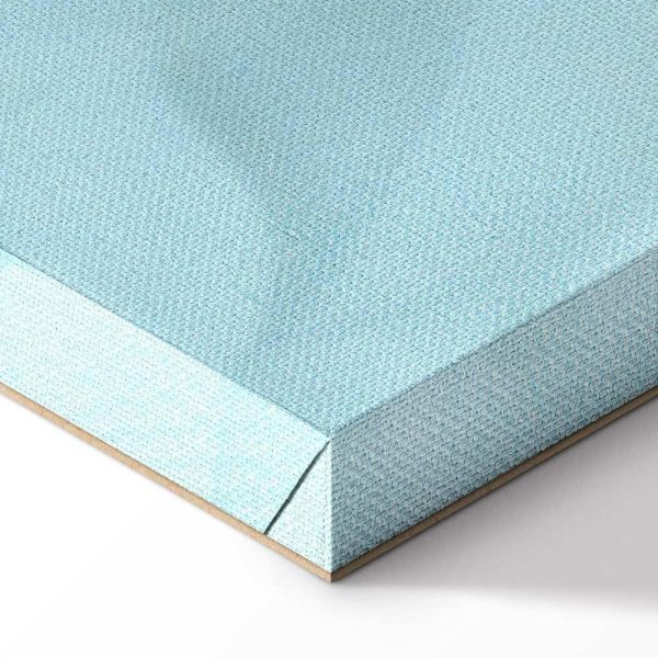 Tableau - Large Leaves in Shades of Green-Mint: Botanical Motif