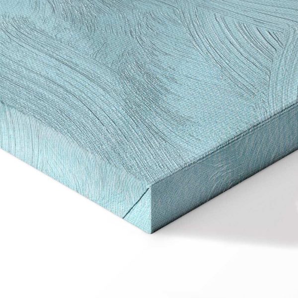 Tableau - Large Leaves in Shades of Green-Mint: Botanical Motif