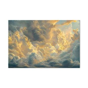Tableau - Last Breath of the Day: Clouds Illuminated by Evening Glow