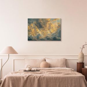 Tableau - Last Breath of the Day: Clouds Illuminated by Evening Glow