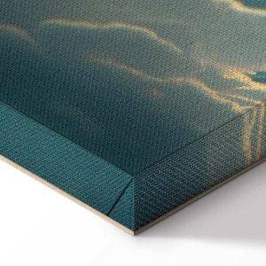 Tableau - Last Breath of the Day: Clouds Illuminated by Evening Glow