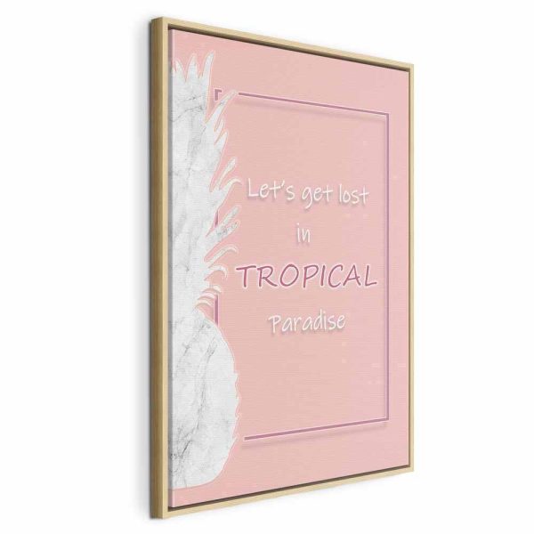 Tableau - Let's Get Lost in Tropical Paradise (1 Part) Vertical