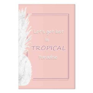 Tableau - Let's Get Lost in Tropical Paradise (1 Part) Vertical
