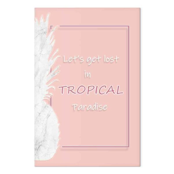 Tableau - Let's Get Lost in Tropical Paradise (1 Part) Vertical