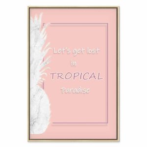 Tableau - Let's Get Lost in Tropical Paradise (1 Part) Vertical