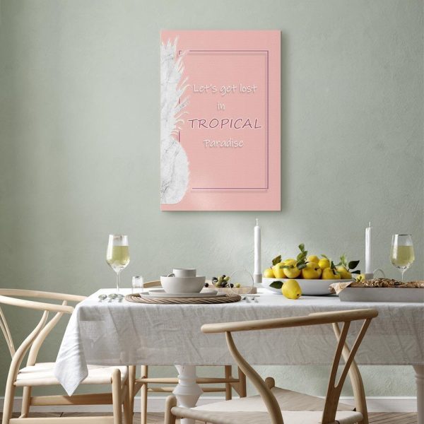 Tableau - Let's Get Lost in Tropical Paradise (1 Part) Vertical