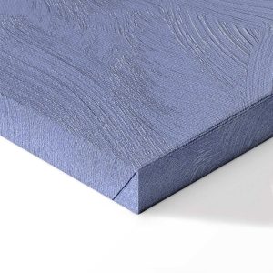 Tableau - Lines and Symmetry - Expressive White Grid on a Blue Background