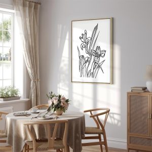 Tableau - Love Irises (1 Part) Vertical