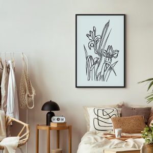 Tableau - Love Irises (1 Part) Vertical