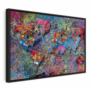 Tableau - Map: Jackson Pollock inspiration