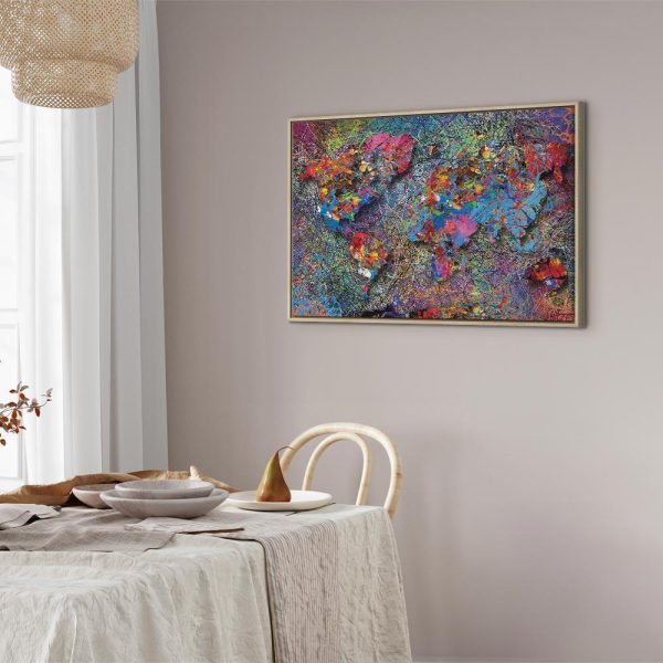 Tableau - Map: Jackson Pollock inspiration