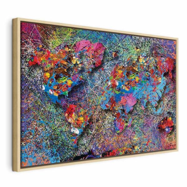 Tableau - Map: Jackson Pollock inspiration