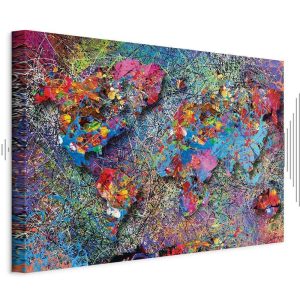 Tableau - Map: Jackson Pollock inspiration