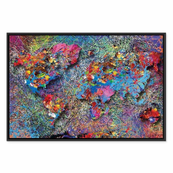 Tableau - Map: Jackson Pollock inspiration