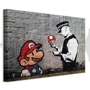 Tableau - Mario and Cop by Banksy