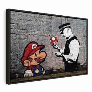 Tableau - Mario and Cop by Banksy