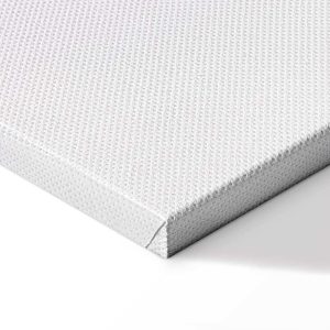 Tableau - Metallic Fluidity - Abstract Silver Forms on a Mint-Purple Background