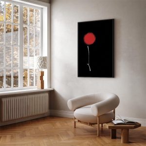 Tableau - Minimalist Flower (1 Part) Vertical