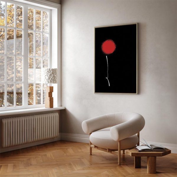 Tableau - Minimalist Flower (1 Part) Vertical