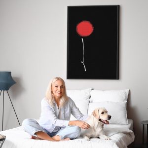 Tableau - Minimalist Flower (1 Part) Vertical