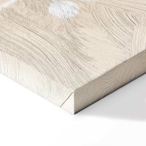 Tableau - Morning in the Meadow - Various Pastel Plants on a Beige Background