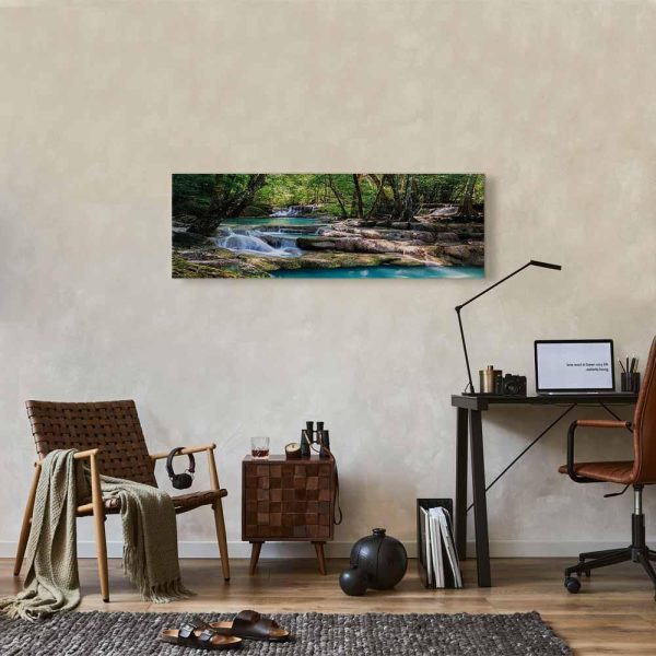 Tableau - Nature: Forest Waterfall