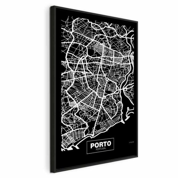 Tableau - Negative Map: Porto (1 Part) Vertical