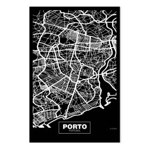 Tableau - Negative Map: Porto (1 Part) Vertical