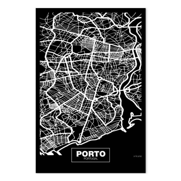 Tableau - Negative Map: Porto (1 Part) Vertical