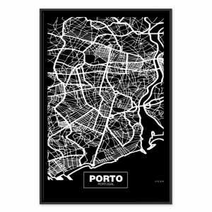 Tableau - Negative Map: Porto (1 Part) Vertical