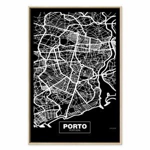 Tableau - Negative Map: Porto (1 Part) Vertical