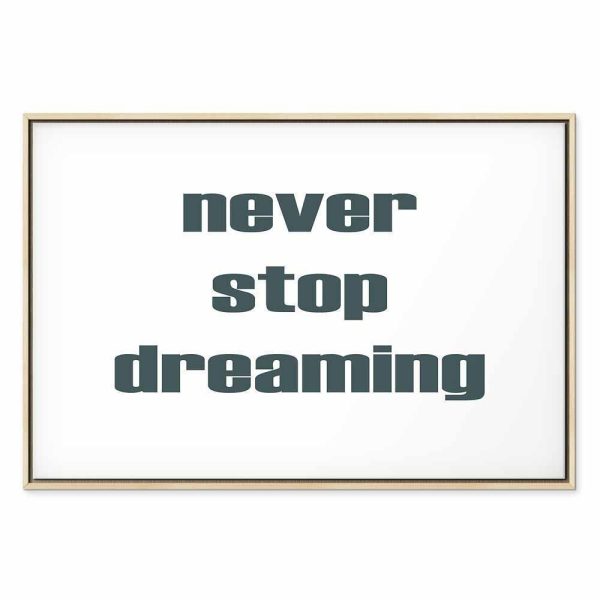Tableau - Never Stop Dreaming (1 Part) Wide