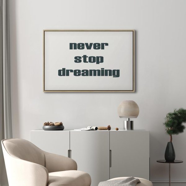Tableau - Never Stop Dreaming (1 Part) Wide