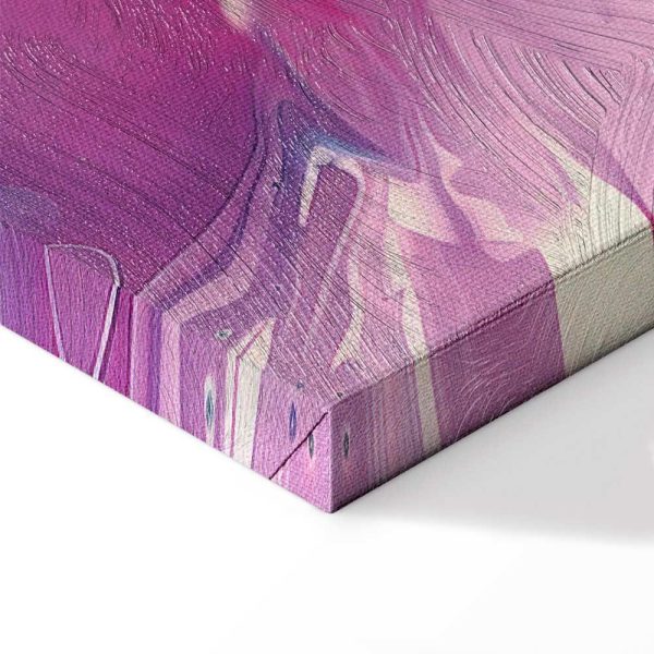 Tableau - Night Flows - Abstract Waves in Shades of Blue and Violet