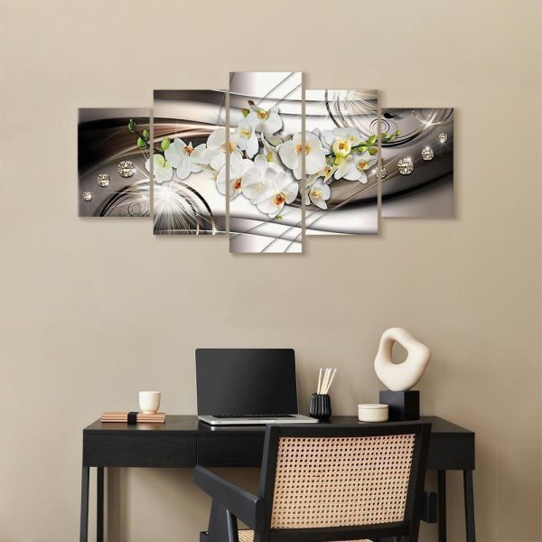 Tableau - Orchid with Diamonds