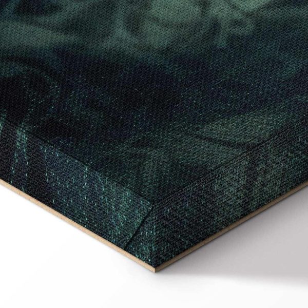 Tableau - Oriental Pattern Carpet: Emerald Ornaments and Worn Patterns