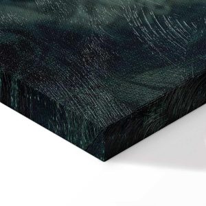 Tableau - Oriental Pattern Carpet: Emerald Ornaments and Worn Patterns