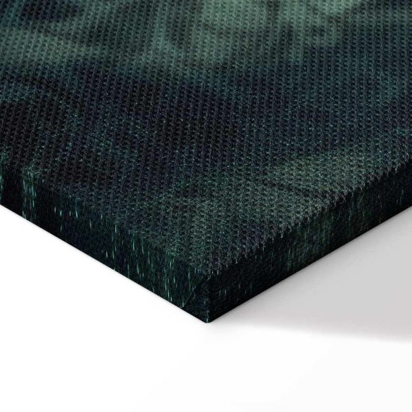 Tableau - Oriental Pattern Carpet: Emerald Ornaments and Worn Patterns