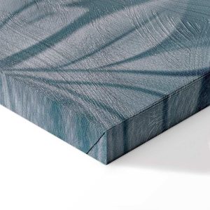 Tableau - Ornaments in Worn Muted Turquoises: Delicate Plant Pattern