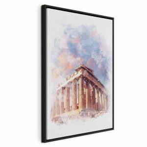 Tableau - Painted Parthenon (1 Part) Vertical
