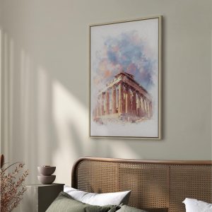 Tableau - Painted Parthenon (1 Part) Vertical